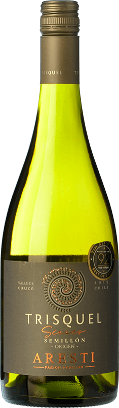 送料無料 | 白ワイン Aresti Trisquel Series I.G. Valle del Maule Valle de Curicó チリ Sémillon 75 cl