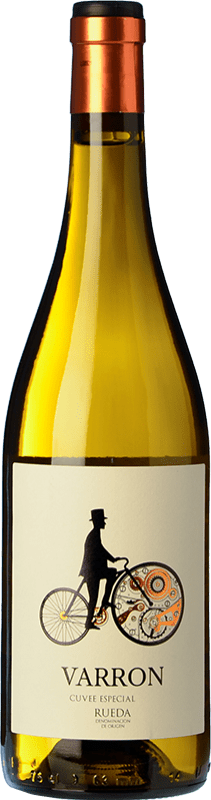 Envío gratis | Vino blanco Lagar de Moha Varron Cuvée Especial D.O. Rueda Castilla y León España Verdejo Ecológico 75 cl