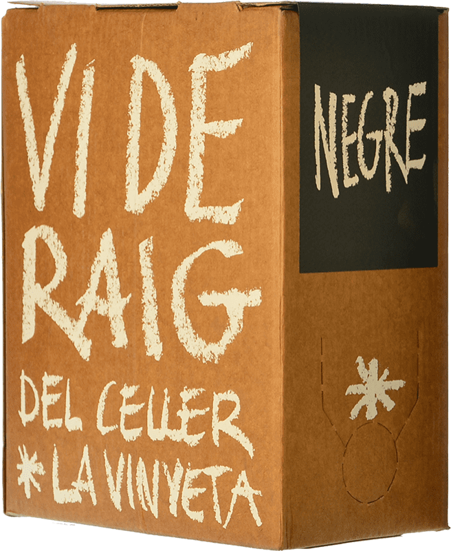 18,95 € | Красное вино La Vinyeta Vi de Raig Negre D.O. Empordà Каталония Испания Carignan Bag in Box 3 L