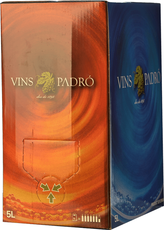 21,95 € Free Shipping | Red wine Padró Negre Bag in Box 5 L