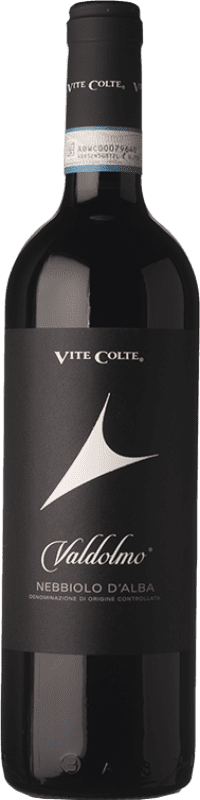 Бесплатная доставка | Красное вино Vite Colte Valdolmo D.O.C. Nebbiolo d'Alba Пьемонте Италия Nebbiolo 75 cl