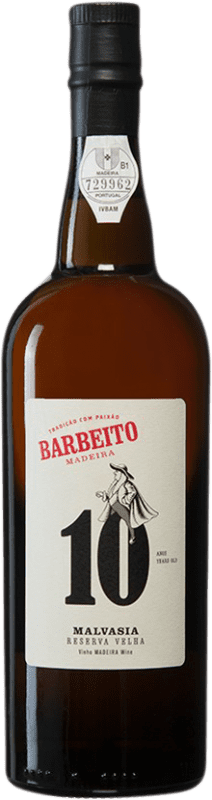 免费送货 | 强化酒 Barbeito Velha 预订 I.G. Madeira 马德拉 葡萄牙 Malvasía 10 岁 75 cl