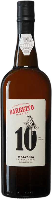 Бесплатная доставка | Крепленое вино Barbeito Velha Резерв I.G. Madeira мадера Португалия Malvasía 10 Лет 75 cl