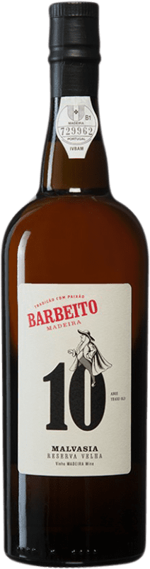 Envío gratis | Vino Generoso Fortificado Barbeito Velha Reserva I.G. Madeira Madeira Portugal Malvasía 10 Años 75 cl