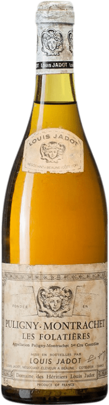 184,95 € | Weißwein Louis Jadot Folatières 1er Premier Cru Erste Lage 1983 A.O.C. Montrachet Burgund Frankreich Chardonnay 75 cl