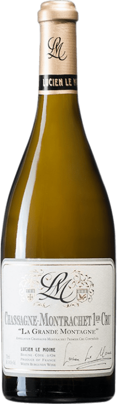 Envoi gratuit | Vin blanc Lucien Le Moine Premier Cru La Grande Montagne A.O.C. Chassagne-Montrachet Bourgogne France Chardonnay 75 cl