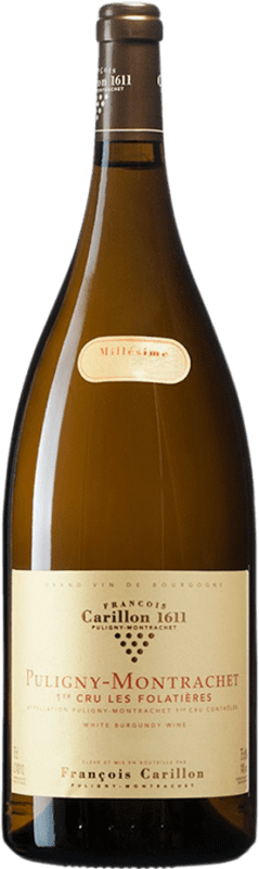 送料無料 | 白ワイン François Carillon Premier Cru Les Folatières A.O.C. Puligny-Montrachet ブルゴーニュ フランス Chardonnay ボトル Jéroboam-ダブルマグナム 3 L