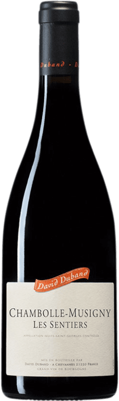 Free Shipping | Red wine David Duband Premier Cru Les Sentiers A.O.C. Chambolle-Musigny Burgundy France Pinot Black 75 cl