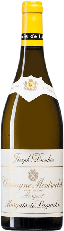 Envio grátis | Vinho Branco Joseph Drouhin Morgeot Marquis de Laguiche 1er Premier Cru A.O.C. Chassagne-Montrachet Borgonha França Chardonnay 75 cl