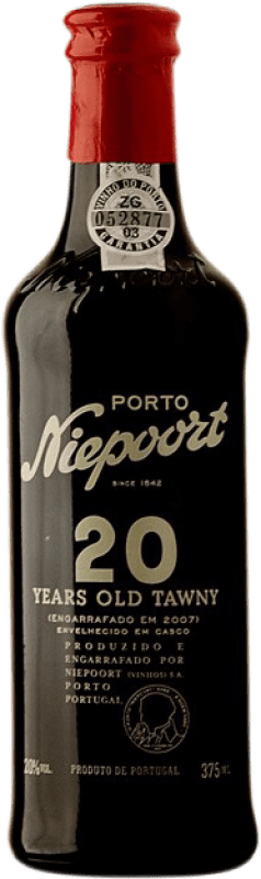65,95 € Envio grátis | Vinho tinto Niepoort Tawny I.G. Porto 20 Anos Meia Garrafa 37 cl