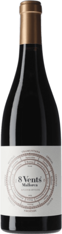 免费送货 | 红葡萄酒 Atlan & Artisan 8 Vents I.G.P. Vi de la Terra de Illes Balears 巴利阿里群岛 西班牙 75 cl