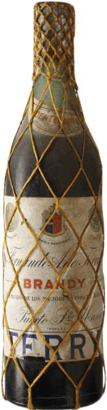 Envio grátis | Brandy Conhaque Terry 80 CTM Espécime de Colecionador década de 1980 D.O. Jerez-Xérès-Sherry Espanha 75 cl