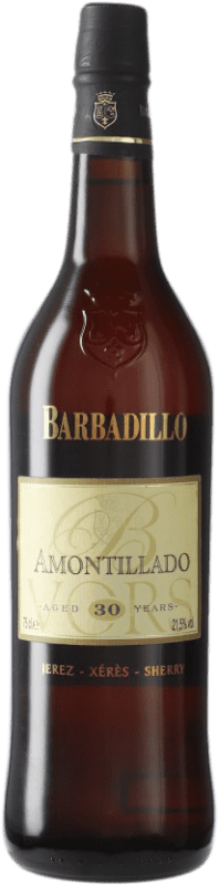 109,95 € Free Shipping | Fortified wine Barbadillo Amontillado V.O.R.S. Very Old Rare Sherry D.O. Jerez-Xérès-Sherry Andalusia Spain Palomino Fino Bottle 75 cl