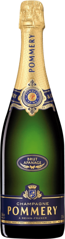 78,95 € Бесплатная доставка | Белое игристое Pommery Apanage брют A.O.C. Champagne