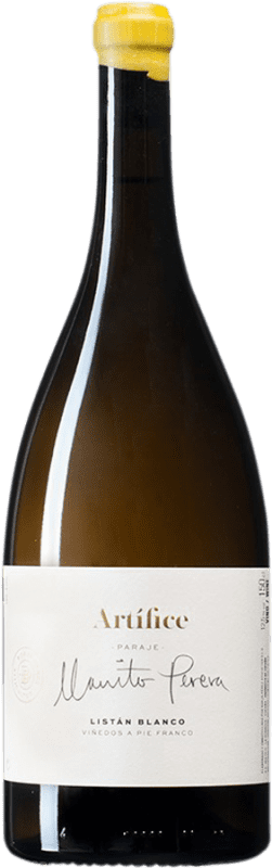 Envío gratis | Vino blanco Borja Pérez Artífice Llanito Perera D.O. Ycoden-Daute-Isora España Listán Blanco Botella Magnum 1,5 L