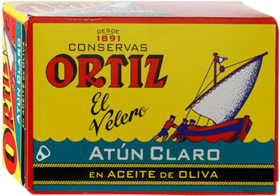 2,95 € 免费送货 | 鱼类罐头 Ortíz Atún en Aceite de Oliva