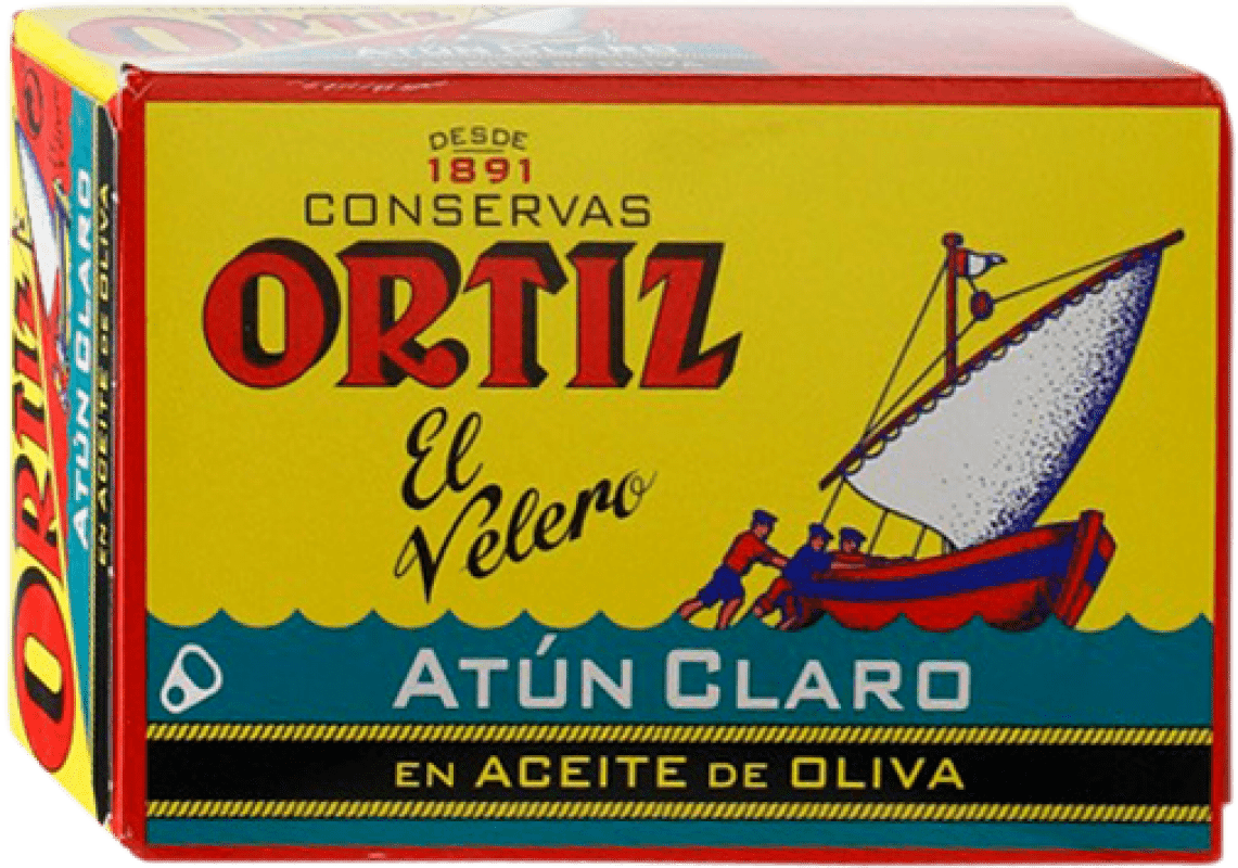 Spedizione Gratuita | Conserve di Pesce Ortíz Atún en Aceite de Oliva Spagna