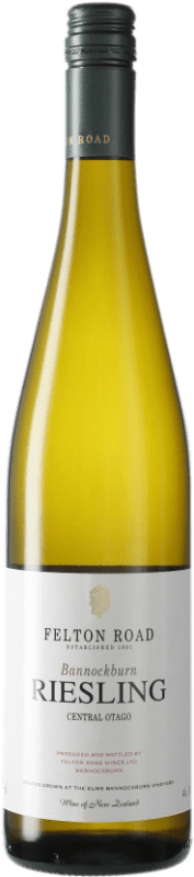 Free Shipping | White wine Felton Road Bannockburn I.G. Central Otago Central Otago New Zealand Riesling Organic 75 cl
