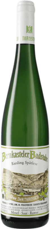 Envío gratis | Vino Blanco Thanisch Bernkasteler Badstube Spätlese VT Vendimia Tardía Q.b.A. Mosel Alemania Riesling 75 cl