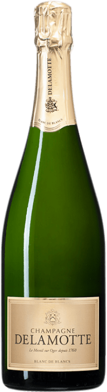 Бесплатная доставка | Белое игристое Delamotte Blanc de Blancs A.O.C. Champagne шампанское Франция Chardonnay 75 cl