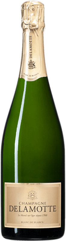 Free Shipping | White Sparkling Wine Delamotte Blanc de Blancs A.O.C. Champagne Champagne France Chardonnay 75 cl