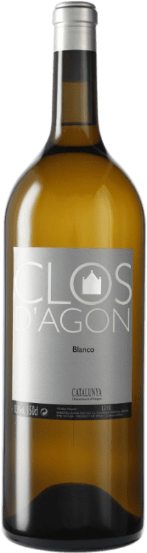 75,95 € Free Shipping | White wine Clos d'Agon Blanc D.O. Catalunya Magnum Bottle 1,5 L
