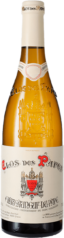 Бесплатная доставка | Белое вино Clos des Papes Blanc A.O.C. Châteauneuf-du-Pape Франция Grenache White, Roussanne, Clairette Blanche 75 cl