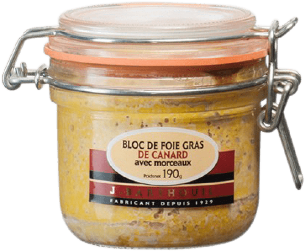 24,95 € Envoi gratuit | Foie et Patés J. Barthouil Bloc de Foie de Canard avec Morceaux