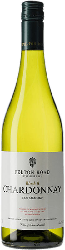 64,95 € Free Shipping | White wine Felton Road Block 6 I.G. Central Otago Central Otago New Zealand Chardonnay Bottle 75 cl