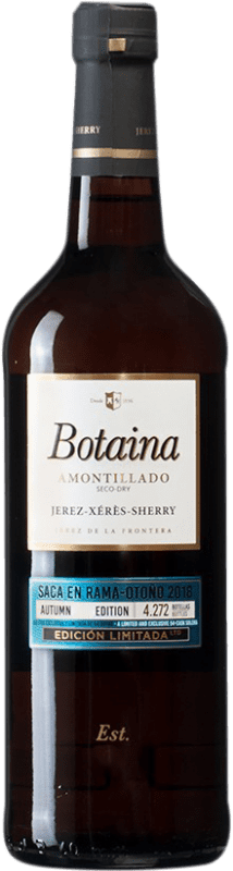 Spedizione Gratuita | Vino fortificato Caballero Botaina Amontillado Saca en Rama Edición Limitada D.O. Jerez-Xérès-Sherry Andalusia Spagna Palomino Fino 75 cl