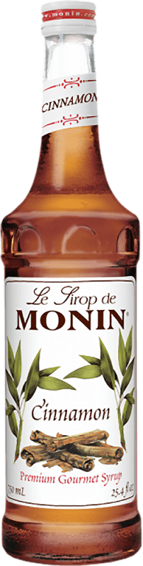 Free Shipping | Schnapp Monin Sipore Canela Cannelle Cinnamon France 70 cl Alcohol-Free