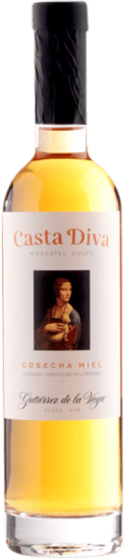 22,95 € Kostenloser Versand | Weißwein Gutiérrez de la Vega Casta Diva Cosecha Miel D.O. Alicante Halbflasche 37 cl