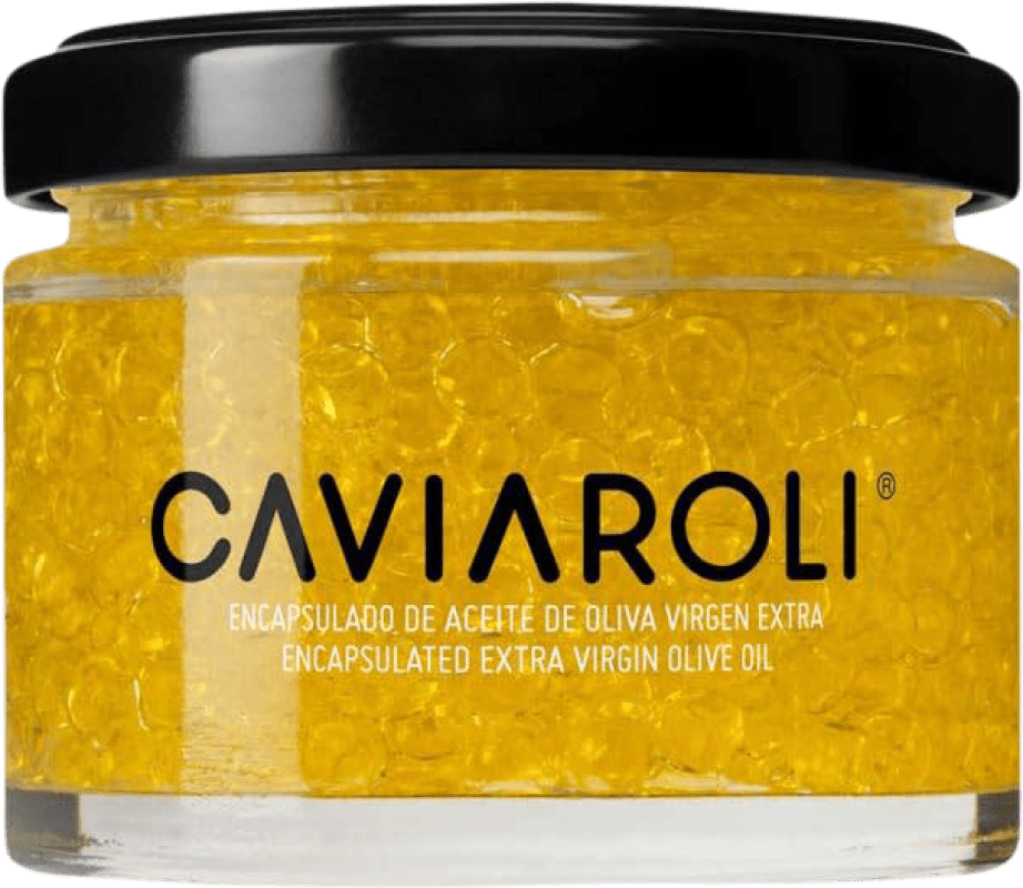 12,95 € Envío gratis | Aceite de Oliva Caviaroli Encapsulado AOVE Virgen Extra Caviar