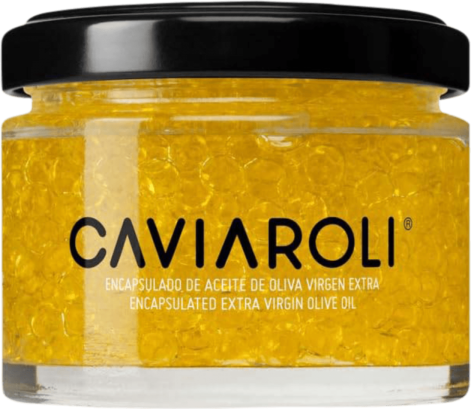 Envío gratis | Conservas Vegetales Caviaroli Caviar de Aceite de Oliva Virgen Extra Encapsulado España