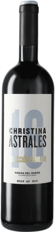 39,95 € Free Shipping | Red wine Astrales Christina D.O. Ribera del Duero Castilla y León Spain Tempranillo Bottle 75 cl