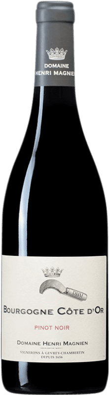 Free Shipping | Red wine Henri Magnien Côte d'Or A.O.C. Bourgogne Burgundy France Pinot Black 75 cl