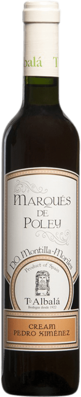 Free Shipping | Fortified wine Toro Albalá Cream Marqués de Poley D.O. Montilla-Moriles Spain Pedro Ximénez Medium Bottle 50 cl