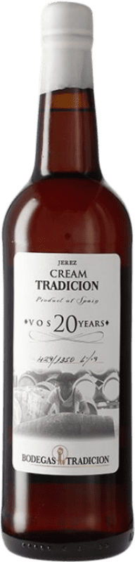 Kostenloser Versand | Verstärkter Wein Tradición Cream V.O.S. Vinum Optimum Signatum Very Old Sherry D.O. Jerez-Xérès-Sherry Andalusien Spanien Palomino Fino, Pedro Ximénez 75 cl