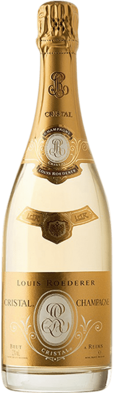 852,95 € Бесплатная доставка | Белое игристое Louis Roederer Cristal брют A.O.C. Champagne бутылка Магнум 1,5 L