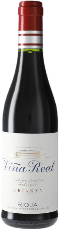 9,95 € Free Shipping | Red wine Viña Real Aged D.O.Ca. Rioja Half Bottle 37 cl