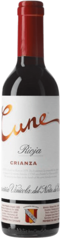 8,95 € Free Shipping | Red wine Norte de España - CVNE Cune Aged D.O.Ca. Rioja Half Bottle 37 cl