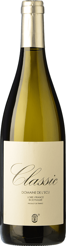 Envío gratis | Vino blanco Domaine de l'Écu Cuvée Classic A.O.C. Muscadet-Sèvre et Maine Loire Francia Melon de Bourgogne 75 cl