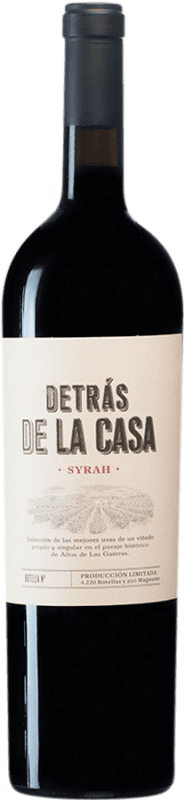32,95 € Free Shipping | Red wine Castaño Detrás de la Casa D.O. Yecla Spain Syrah Magnum Bottle 1,5 L