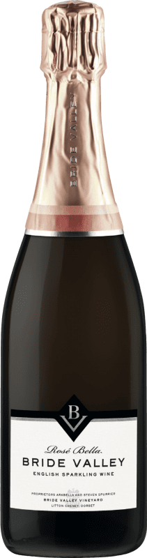 38,95 € | Розовое игристое вино Bride Valley Dorset Bella Rosé — Розе Объединенное Королевство Pinot Noir — Пино Нуар, Chardonnay — Шардоне 75 cl