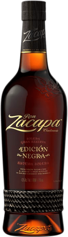 Kostenloser Versand | Rum Zacapa Edición Negra Guatemala 70 cl