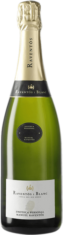 Envoi gratuit | Blanc mousseux Raventós i Blanc Enoteca Personal Manuel Raventós D.O. Cava Espagne Macabeo, Xarel·lo, Chardonnay, Parellada 75 cl