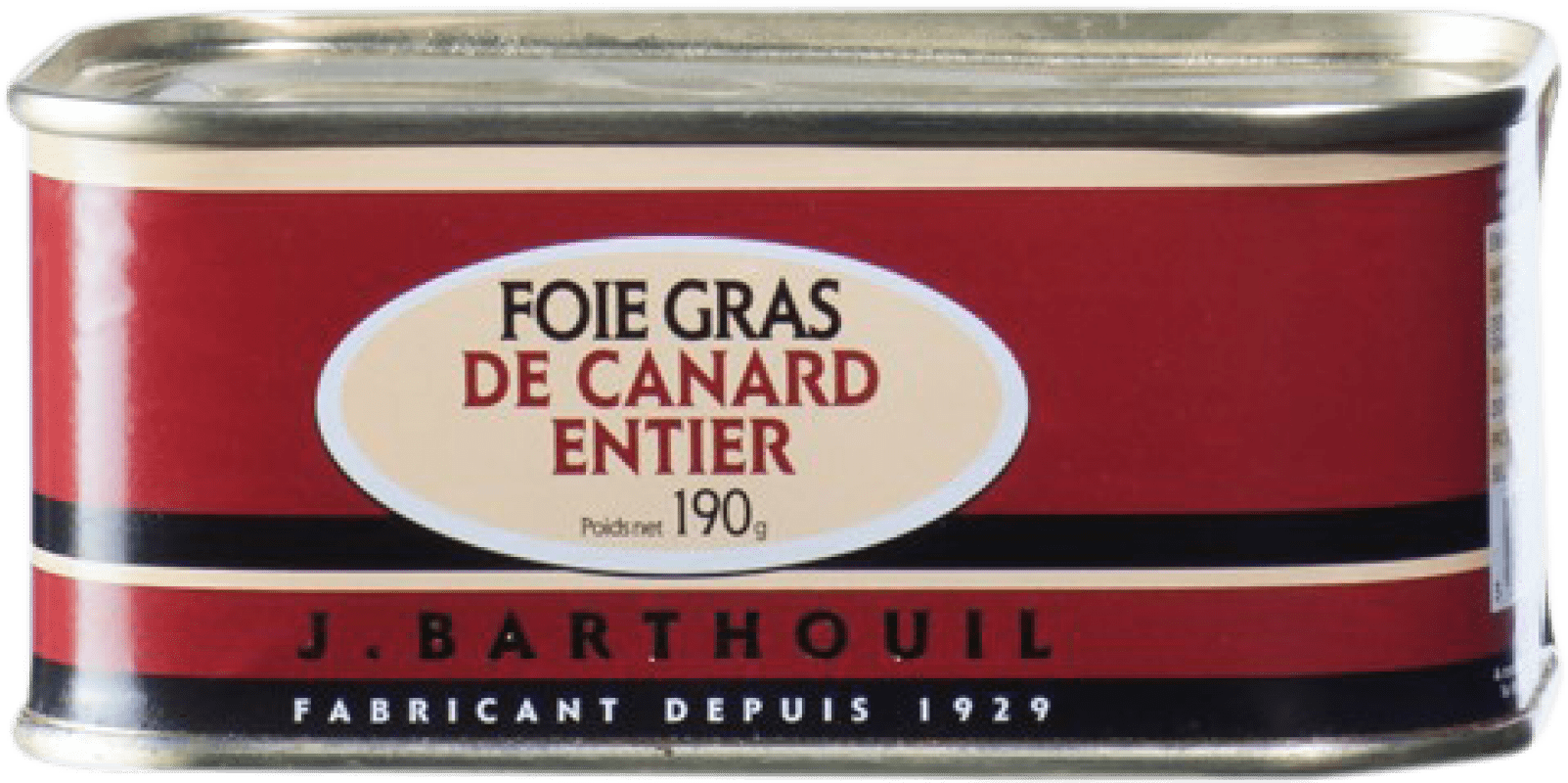 29,95 € Envoi gratuit | Foie Gras et Pâtés J. Barthouil Foie Grass de Canard Entier