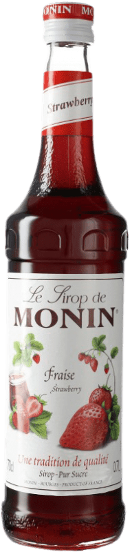 Envio grátis | Xarope para Cocktail Monin França 70 cl Fraise — Morango
