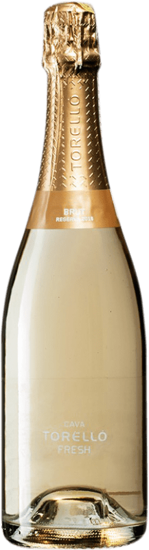 Spedizione Gratuita | Spumante bianco Torelló Fresh Brut Riserva D.O. Cava Spagna 75 cl