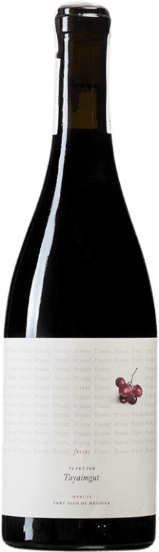 9,95 € | Red wine Tayaimgut Frssc D.O. Penedès Catalonia Spain Merlot Bottle 75 cl